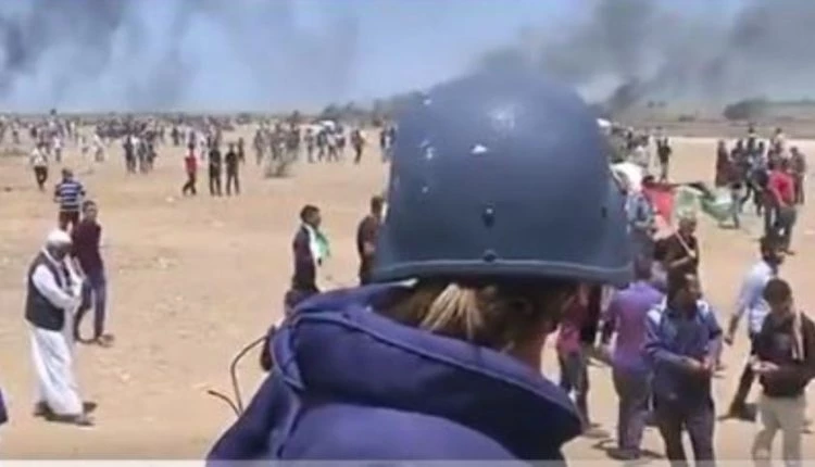 Δημοσιογράφος δέχεται σφαίρα από Ισραηλινό σκοπευτή – Στοχευμένες επιθέσεις και κατά δημοσιογράφων; (Βίντεο)